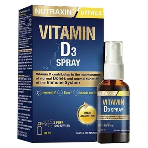 Nutraxin بخاخ فيتامين نيوتراكسين د3 ​​مكمل غذائي 30 مل
