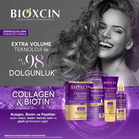 كريم شعر بيوكسين كولاجين بيوتين المعزز للحجم 250 مل Bioxcin