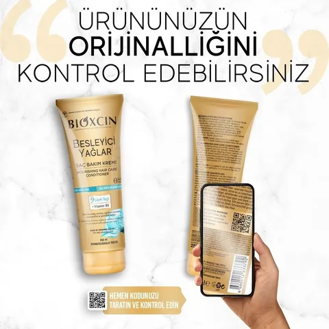 Bioxcin Nourishing Oils Hair Care Cream (For Dry and Damaged Hair) 250 ml