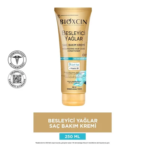 Bioxcin Nourishing Oils Hair Care Cream (For Dry and Damaged Hair) 250 ml