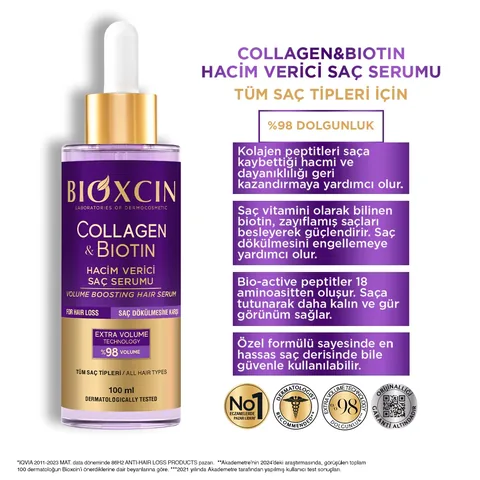 Bioxcin Collagen Biotin Hair Serum 100 ml