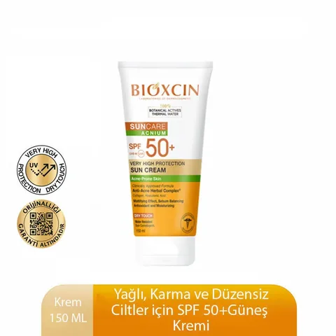 Биоксин Солнцезащитный крем SPF 50 для неровной кожи 150 мл