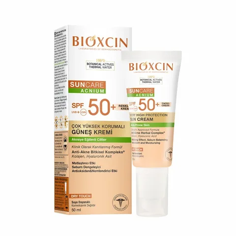 Bioxcin Suncare Acnium Tinted Spf50+ Sunscreen 50 ml
