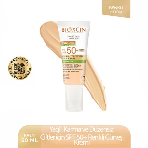 Bioxcin Suncare Acnium Tinted Spf50+ Sunscreen 50 ml