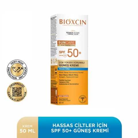 Bioxcin Suncare Sonnencreme SPF50+ für empfindliche Haut 50ml