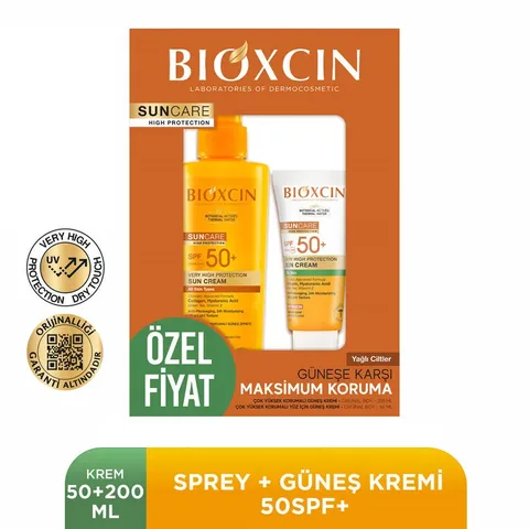 مجموعة بيوكسين للحماية القصوى من الشمس للبشرة الدهنية Bioxcin