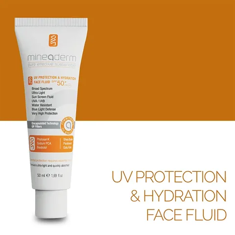 Mineaderm Uv Protection & Hydration Face Fluid Spf50+ 50 ml