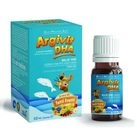 Argivit زيت السمك أرجيفيت دي إتش إيه 10 مل