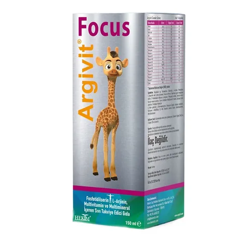 Argivit Focus Food Supplement 150 ml