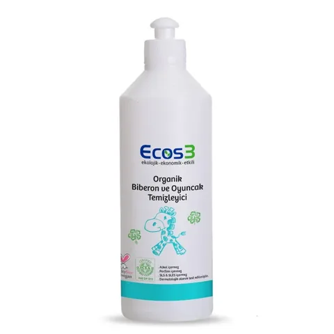 Ecos3 منظف ​​الزجاجات والألعاب العضوي إيكوس3، 500 مل