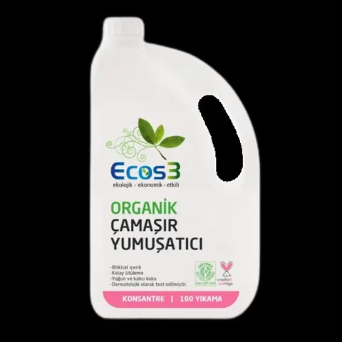 Ecos3 Bio-Weichspüler 2500ml - 100 Wäschen, umweltfreundlich