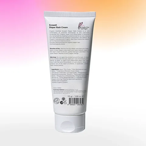 Ecowell Organic Diaper Area Care Cream 110 gr