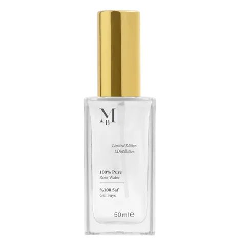 Misbahçe 50 ml Reines Rosenwasser - Natürlicher Feuchtigkeitstoner