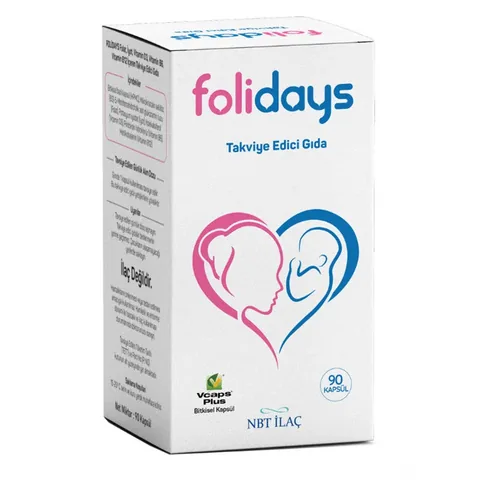 NBT Folidays Dietary Supplement 90 Capsules