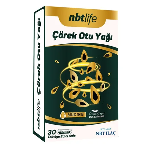 Nbt Life Black Seed Oil Food Supplement 30 Capsules