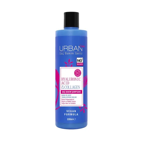 Urban Care Hyaluronsäure & Kollagen Sulfatfreies Shampoo 330 ml