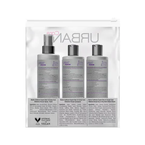 Urban Care Expert Biotin &amp; Caffeine Anti-hair Loss Travel Kit
