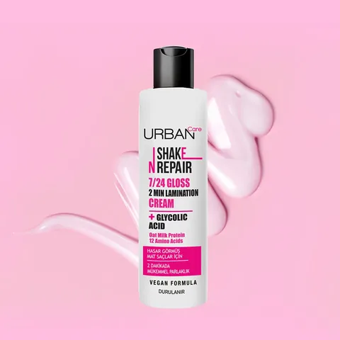 Urban Care Shake N Repair 7-24 Gloss Lamination Shine Effect Rinse-Off Care Cream 200 ml