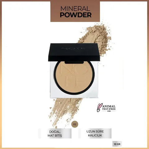 Note Mineral Puder 10g - Seidiges Matt-Finish, Hautpflege-Boost