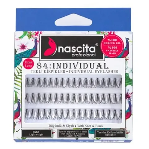 Nascita Lange Einzelwimpern 84