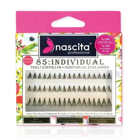 Nascita Mischbare Einzelwimpern 85