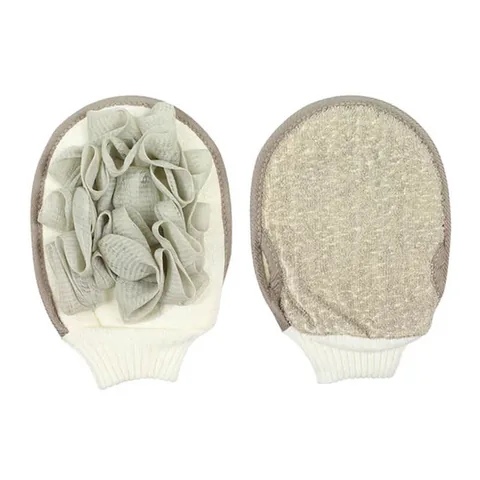 Nascita Elastische Baumwoll-Luffa-Duschhandschuh - Weich & Langlebig