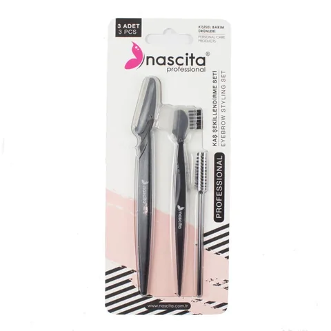 Nascita مجموعة تشكيل الحواجب ناسيتا من 3 قطع