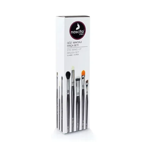 Nascita Eye Makeup Brush Set 10 pcs