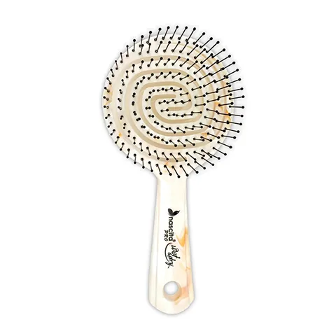 Nascita 3 D Round Hair Brush - White