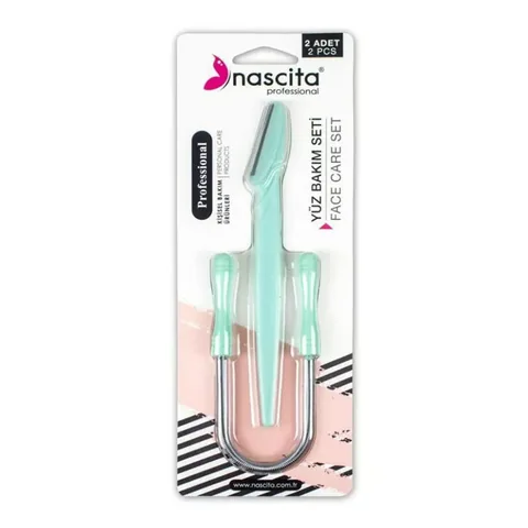 Nascita مجموعة العناية بالوجه من ناسيتا، ماكينة حلاقة وإزالة الشعر، زنبرك 18