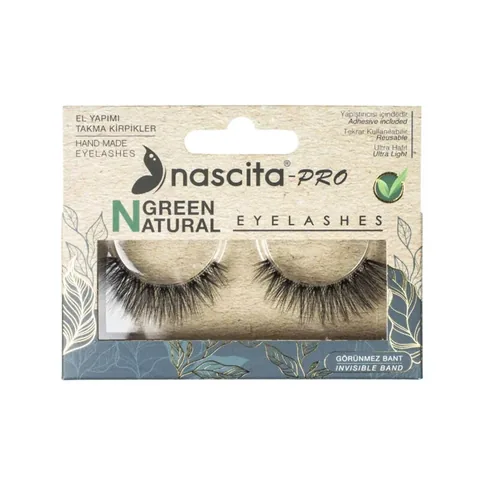 Накладные ресницы Nascita-pro Green Natural - 112