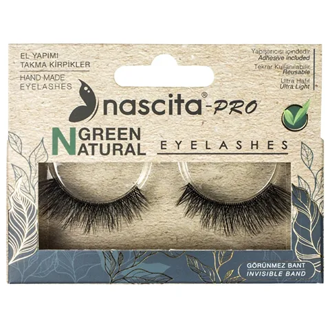 Накладные ресницы Nascita-pro Green Natural - 114