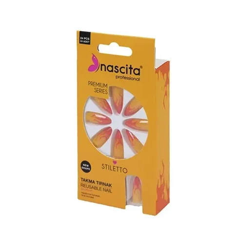 Накладные ногти Nascita 24 Стилетто Цветные от Nascita