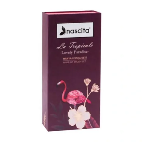 Nascita Burgundy 96-teiliges Pinselset für makellose Looks