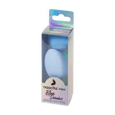 Nascita Blue Dreams geruchloses Make-up Schwamm Set - 2er Pack