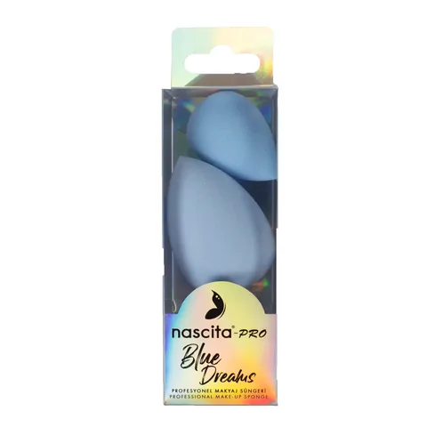 Nascita Blue Dreams geruchloses Make-up Schwamm Set - 2er Pack