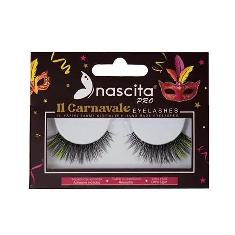 Накладные ресницы желтые Nascita Carnavale Series