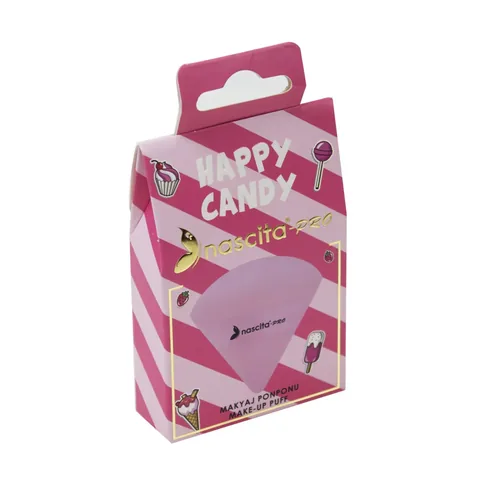 Пуховка для пудры Nascita Happy Candy
