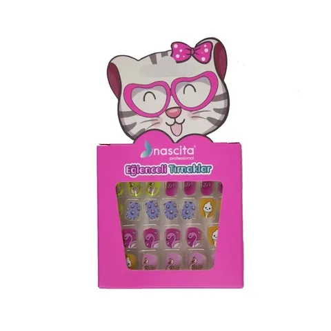 Nascita Kids 24-teiliger selbstklebender Fingernagelset S233