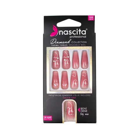 Nascita Stoned Kunstnägel 24er Set