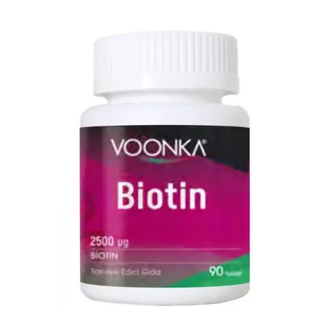 Voonka Biotin-Containing Dietary Supplement 100 Tablets
