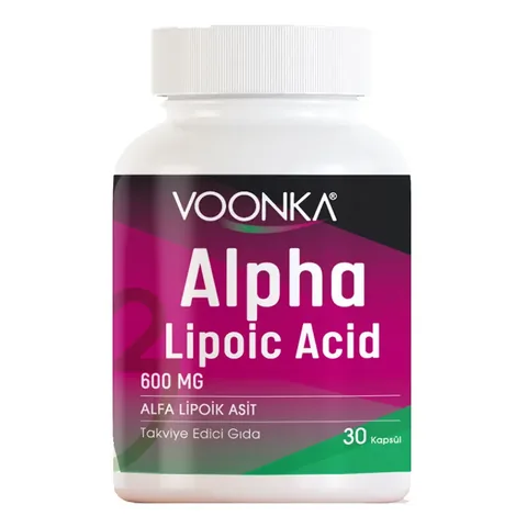 Voonka Alpha Lipoic Acid 600mg 30 Capsules