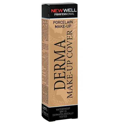 New Well Derma Cover Foundation 01 gold