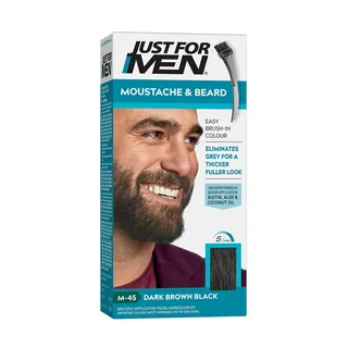 Just For Men صبغة اللحية والشارب من جست فور مين باللون البني الداكن