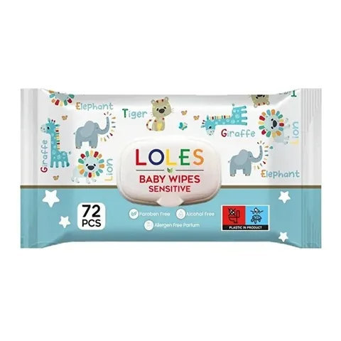 Влажные салфетки для детей Lole 72 шт