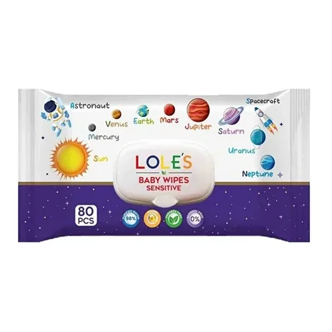 Влажные салфетки Lole Baby Sensitive, 80 штук