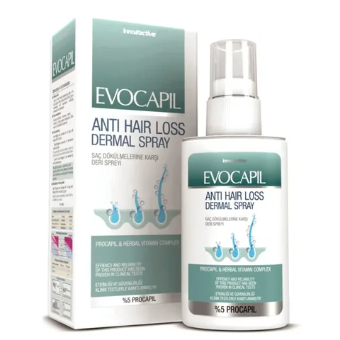 Evocapil بخاخ إيفوكابيل لعلاج تساقط الشعر، 60 مل
