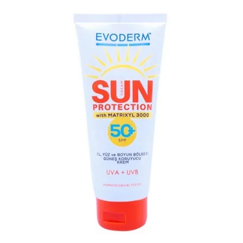 Evoderm Sunscreen Cream Spf+50 100 ml