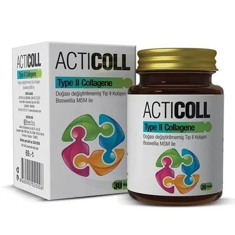 Activus كبسولات أكتيكول من النوع الثاني للكولاجين 30 كبسولة