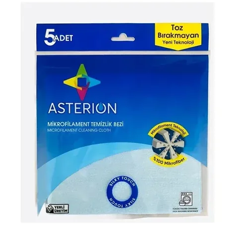 Микрофибровая тряпка для уборки Asterion - Высокая впитываемость и прочность